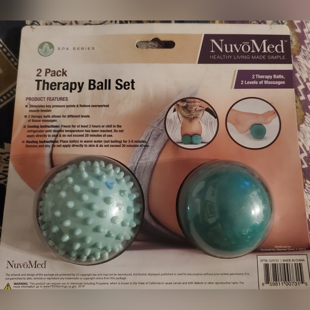 2 Pack Therapy Ball Set - Picture 2 of 2